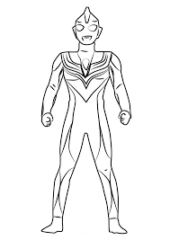 ultraman tiga coloring page free printable coloring pages for kids