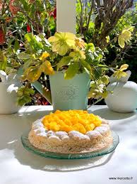 Tarte Dacquoise Mangue Passion Bidouillage De Confinement En 2020 La Cuisine De Mercotte Dacquoise Mangue