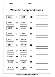 Compound Words Worksheets Grade 3 Worksheets Pound Words Compound Words Worksheets Compound Words Phonics Worksheets