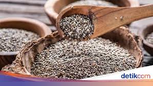 Sukatan chia seed adalah 2 sudu besar chia seed. Chia Seed Efektif Bantu Turunkan Berat Badan Ini Alasannya