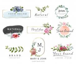 Fruit floral doodle free vector. Floral Logo Images Free Vectors Stock Photos Psd