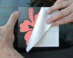 At the initial stage, apply some rubbing alcohol on the windows of your cars and clean them thoroughly with a scrubber. Application Instructions Car Stickers