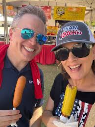 It was awesome to meet so many of you yesterday at KTVB Day at the Fair!...  I also enjoyed some light work as Maggie's Press Secretary. The Western  Idaho Fair continues through