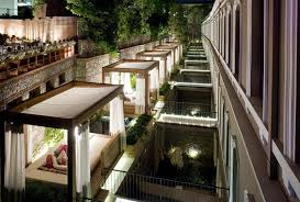 The W Hotel In Istanbul Turkey Has Private Wooden Cabanas Attached To Some Of Their Rooms Istanbul Hotels Stunning Hotels Hotels Room