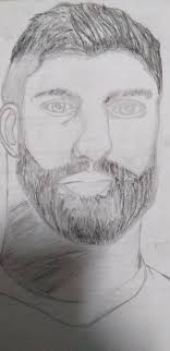 Nrl Star James Tedesco Pencil Sketch Male Sketch Art
