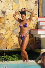 Body fat % 29.8% chubby. Basketball Star Liz Cambage Dons A G String Bikini In St Barts Daily Mail Online