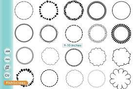 Simple Circle Border Png Frames Circle Borders Doodle Frames Clip Art Borders