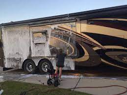 Overzealous buffing will damage your rv's fiberglass gel coat quickly. How To Paint Rv Exterior Fiberglass The Start To Finish Guide