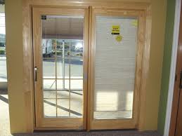 Shades Inside Windows Sliding Door Wood Clad French Sliding Patio Door With Blinds Between French Doors Interior Sliding French Doors Sliding Glass Door