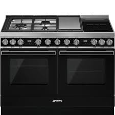 Check spelling or type a new query. Piano De Cuisson Portofino 120cm Noir Four Pyrolyse Avec Sonde Four Vapeur 3 Gaz 2 Induction 1 Teppanyaki Smeg