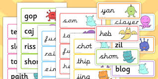 They draw a line to show each syllable and then they label the syllable type underneath. Phase 5 Flashcards Nonsense Words