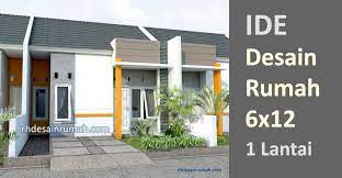 Satu untuk ruang tamu di lantai bawah, satu lagi adalah ruang keluarga yang lebih privat di lantai 2. Desain Rumah 6x12 1 Lantai Contoh Gambar Denah Fasade