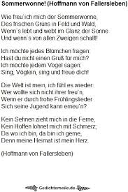 Guten morgen sonnenschein, lass mich in dein herz hinein. Sommergedichte Gedichte Zum Sommer