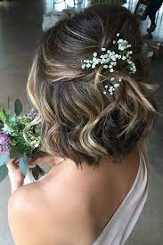 39 Best Pinterest Wedding Hairstyles Ideas Short Wedding Hair Chin Length Hair Short Hair Updo