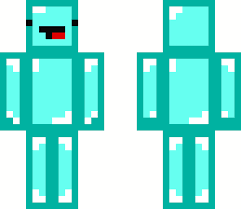 To obtain the diamond ore block, it must be mined with the silk touch enchantment. Its Derpy Diamond Minecraft Skins