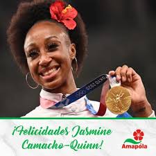 🥇🇵🇷 ❤️ Gracias Jasmine Camacho-Quinn por darle tanta alegría a nuestra  Isla. Tu triunfo es el resultado de mucho esfuerzo, dedicación y  perseverancia. Muchos se preguntaban si llevaba en su cabeza una