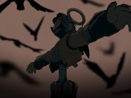 Odottaa odottava seuraamispyyntö käyttäjältä @foolycooly3. Anime Robot Character Screenshot Flcl Canti Anime Robot Hd Wallpaper Wallpaper Flare