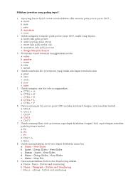 Untuk mengatur template pada power point 2007, maka yang dipilih. Soal Pilihan Ganda Power Poin