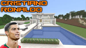 Полное имя — криштиану роналду душ сантош авейру (cristiano ronaldo dos santos aveiro). Cristiano Ronaldo Minecraft House Celebrity Mansion 7 Youtube