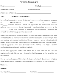 Create A Petition Professional Letter Template Business Letter Template Letter Of Recommendation
