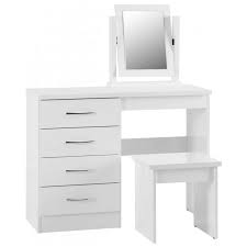 It looks perfectly in any decor. Nevada Dressing Table White Gloss