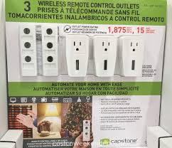 Capstone Lighting Wireless Remote Control Outlets 3 Pack Costco Weekender