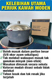 Untuk merawat penyakit buasir pula, rebus akar kacip fatimah yang telah. Ezycook Periuk Kawah Moden 40cm Marble Coating