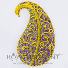 Have you ever wanted to create an embroidery sampler, but weren't sure how? Free Machine Embroidery Design Turkish Cucumber Royal Present Embroidery