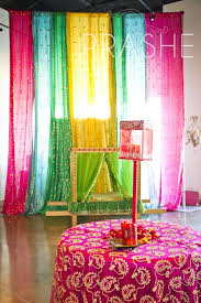 Beautiful Decor With Dupattas Mehndi Decor Indian Decor Desi Wedding Decor