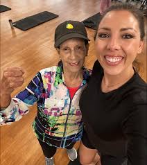 Meet Ruth—can you believe she's 80?! She takes my fitness classes (and  plenty of others) at the YMCA and proudly doesn't take a single medication.  #Goals