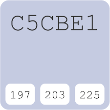 As you can see, several brands of baby blue paints are on the market and we presented only a friction of them. Light Periwinkle C5cbe1 Hex Color Code Rgb And Paints