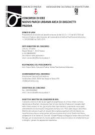 CONCORSO DI IDEE NUOVO PARCO URBANO AREA EX ...