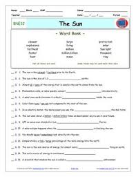 Bill Nye Sun Worksheet Answer Sheet And Two Quizzes Cells Worksheet Bill Nye Magic School