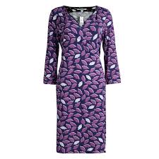 Diane Von Furstenberg Purple Lip Print Jersey New Julian Two Wrap Dress L
