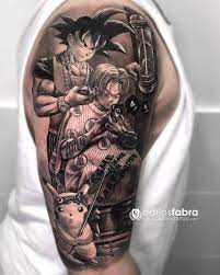 One to go, wishing this client luck, he's going to need it. Best Dbz Large Pieces I Ve Seen By Tattoo Realistic Facebook