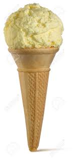 Dessin a colorier cornet de glace coloring and drawing from media.istockphoto.com. Cornet De Creme De Glace Vanille Sur Un Fond Blanc Banque D Images Et Photos Libres De Droits Image 7924637
