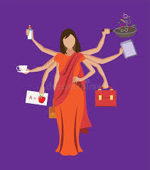Multitasking Woman Stock Illustrations – 1,367 Multitasking Woman ...