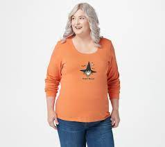 Wag and the whole world wags with you. Life Is Good Long Sleeve Crusher Tee Qvc Com