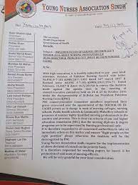 Yna Sindh Endorsed The Decision Of Pnc About Head Of The Nursing Institutes Nursing Associations Nursing Agencies Nurse