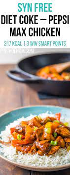 Syn Free Diet Coke Pepsi Max Chicken Pinch Of Nom Slimming World Re Diet Coke Chicken Slimming World Slimming World Recipes Syn Free Healthy Chicken Recipes