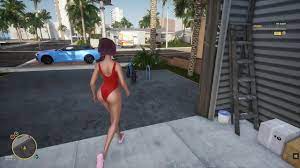 SunbayCity [3D porn game] Ep.1 Wandering around in a red one piece swimsuit  - XNXX.COM