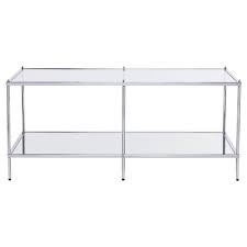 Hom furniture ranks as one of the nation's largest furniture retailers serving customers in the upper midwestern states of minnesota, south dakota, north dakota, iowa and wisconsin and the twin cities of minneapolis and st. Benton Glam Mirrored Cocktail Table Chrome Aiden Lane Target