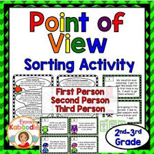 Point Of View Activities Point Of View Sort First Grade