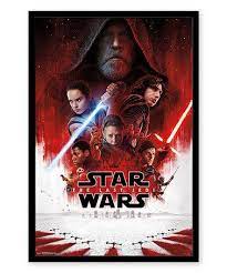 Star Wars Episode 8 One Sheet Framed Poster Zulily Zulilyfinds Star Wars Episodes Star Wars Poster Star Wars Movie