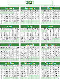 The microsoft excel calendar works pleasantly with other writing applications like openoffice, libreoffice and google docs. 2021 Calendar Templates And Images