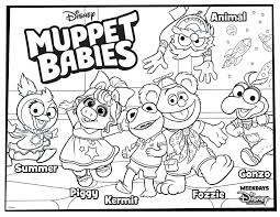 Have Some Family Fun With This Muppet Babies Coloring Page Baby Coloring Pages Muppet Babies Family Coloring Pages