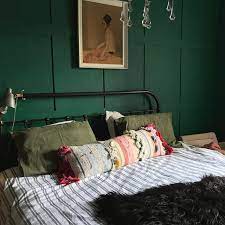 Oh Go On Then A Sneak Peak At Me Panelling Inspiration From Patirobins Colour Deep Sea Green By Green Bedroom Colors Green Painted Rooms Sea Green Bedrooms