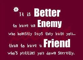Funny Enemy Quotes. QuotesGram via Relatably.com