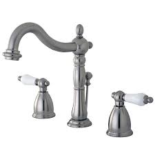 4.4 out of 5 stars 701. Kingston Brass Vintage Brushed Nickel 2 Handle 8 In Widespread Bathroom Sink Faucet With Drain In The Bathroom Sink Faucets Department At Lowes Com