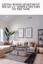 Living Room Apartment Ideas 23 Simple Decors To Try Now Small Apartment Living Room Living Room Decor Apartment Small Apartment Decorating Living Room